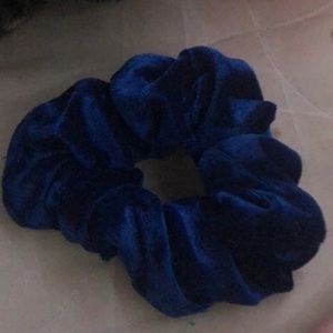 royal blue scrunchie